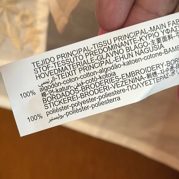 Zara White Embroidered Blouse - Picture 7 of 9